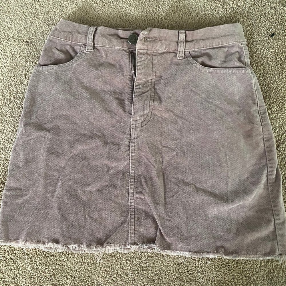 Purple Mini Skirt